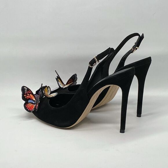 Sophia Webster Vanessa Butterfly Suede Slingback Pump size 41 - Picture 9 of 13